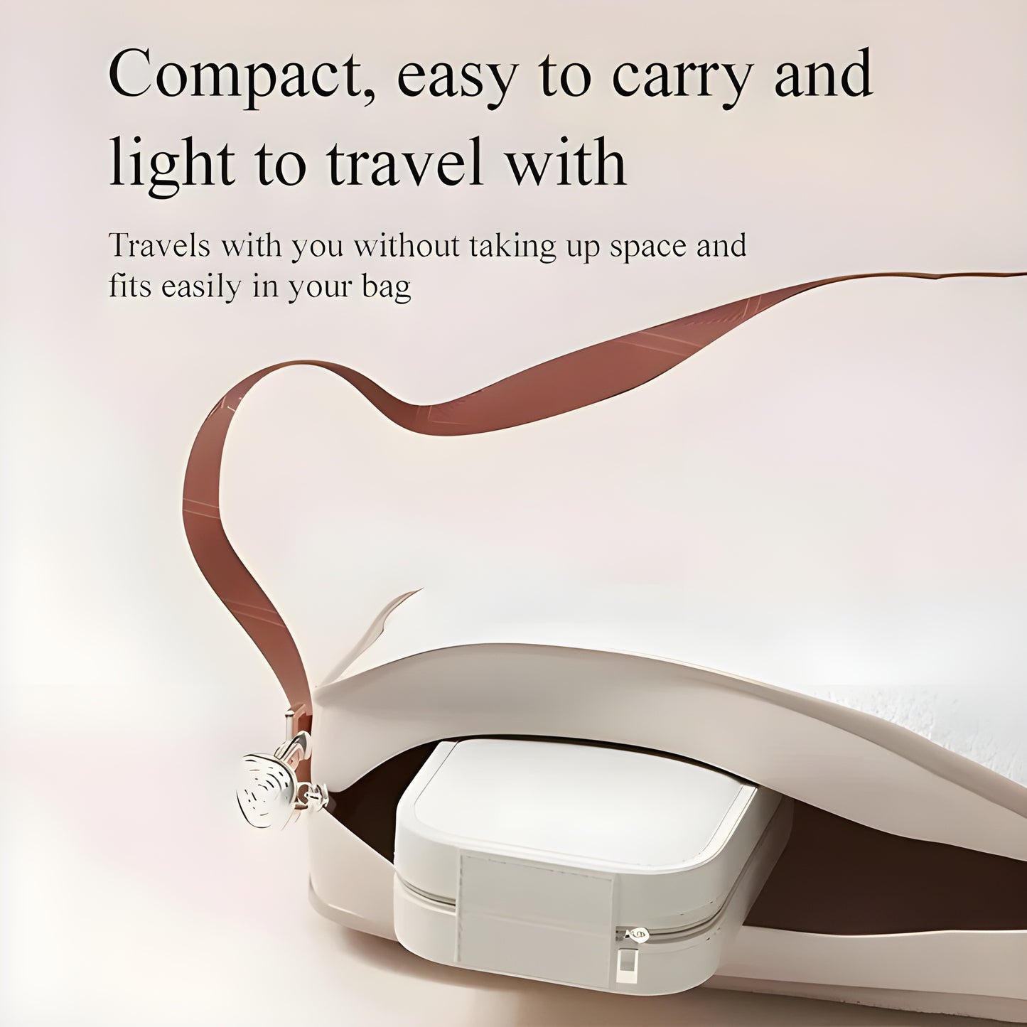 Glamouré™ Portable Makeup Bag with LED Mirror